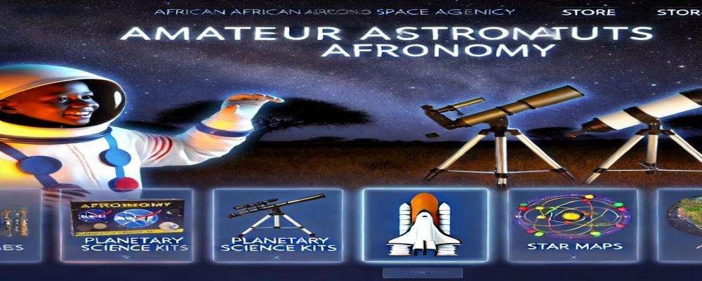 Amaeture astronauts and afronomy